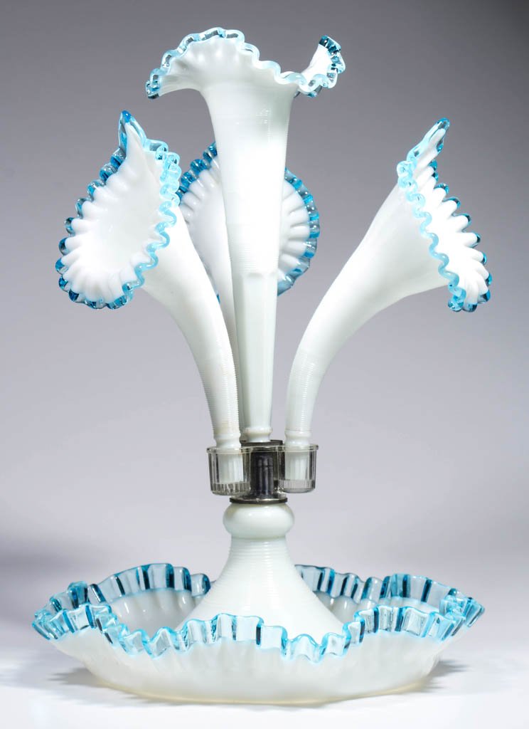 FENTON / L. G. WRIGHT EPERGNE