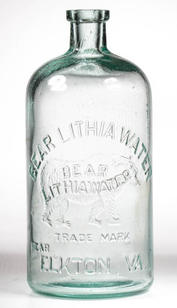 ELKTON, VIRGINIA BEAR LITHIA SPRING WATER BOTTLE