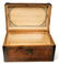LEATHER COVERED VALUABLES BOX - 2