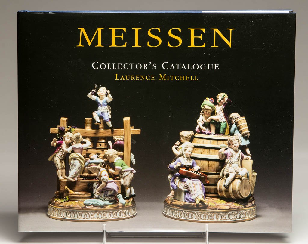 MEISSEN GERMAN PORCELAIN REFERENCE VOLUME: MEISSEN GERMAN PORCELAIN REFERENCE VOLUME, "Meissen Collector's Catalogue," Laurence Mitchell, Antique Collector's Club, 2004. Hardcover with dust jacket. Provenance: Property of a Maryland private co
