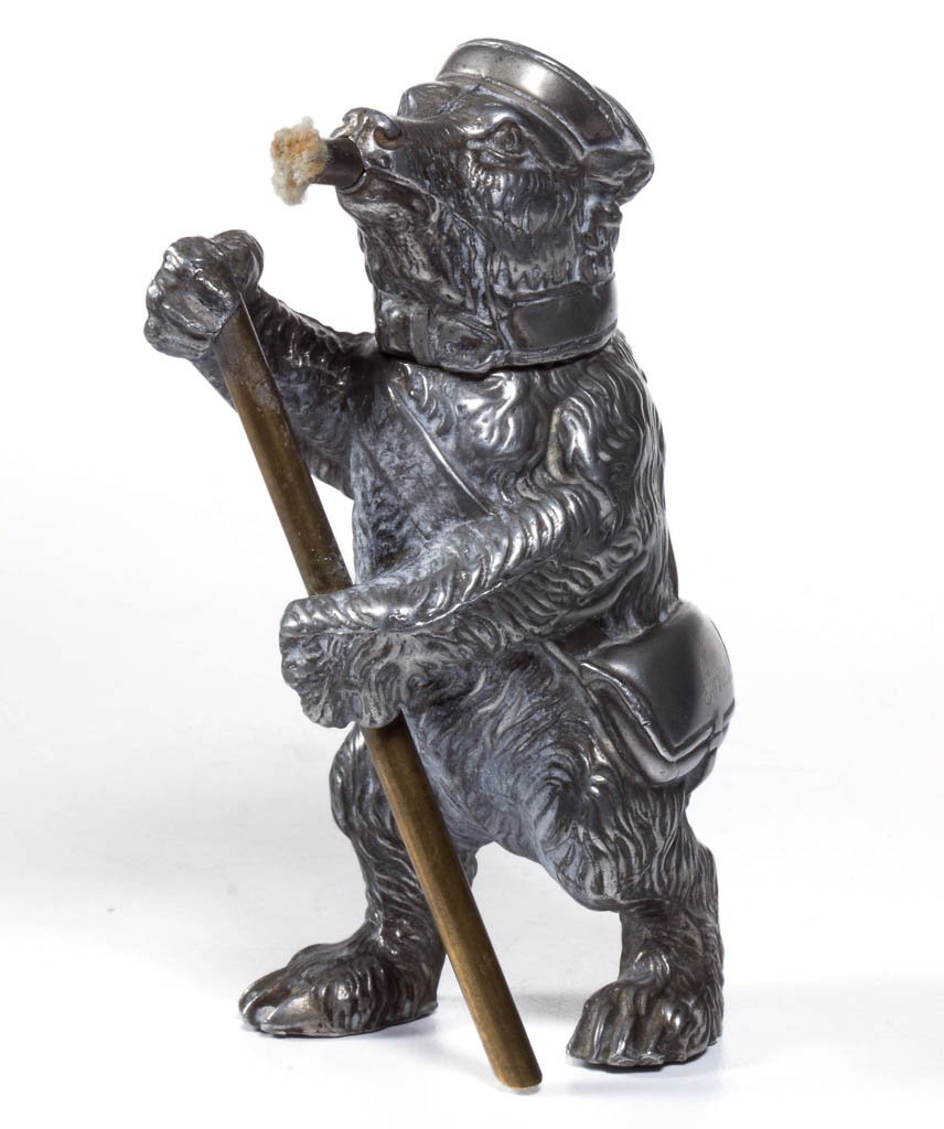RARE DOG FIGURAL TABLE CIGAR LIGHTER (1 of 1)
