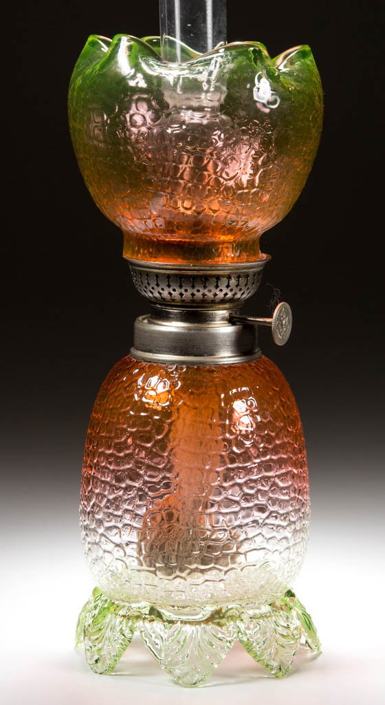 VERY RARE UNLISTED ORANGE PEEL OPTIC ART GLASS May 30, 2015 Jeffrey