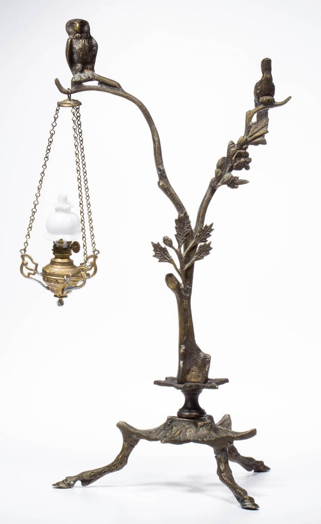 RARE DOLL HOUSE MINIATURE HANGING OIL LAMP (1 of 1)