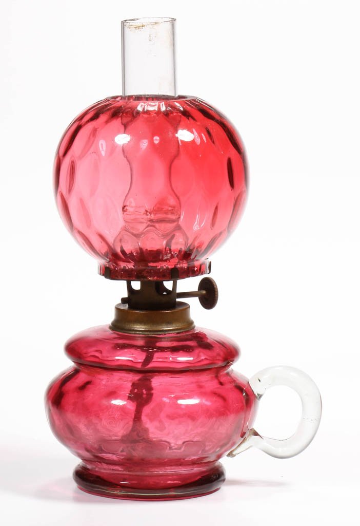 HONEYCOMB-OPTIC MINIATURE FINGER OIL LAMP (1 of 1)