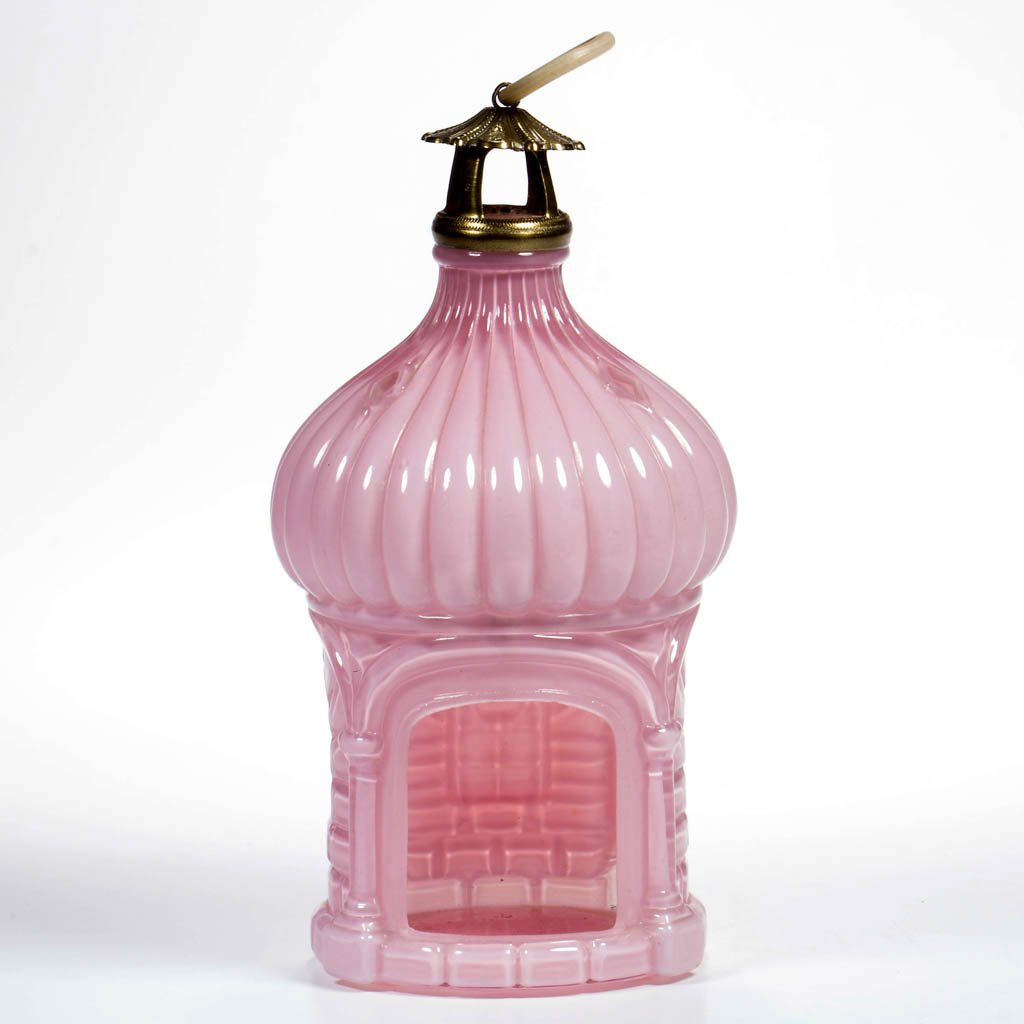 CASED GLASS FIGURAL FAIRY LAMP (1 of 1)