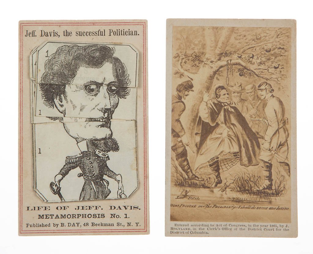 JEFFERSON DAVIS' CAPTURE CARTE DE VISITE PHOTOS / (1 of 1)