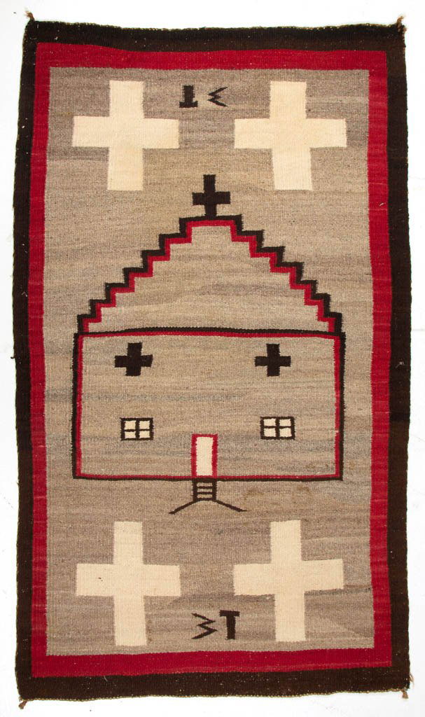 NAVAJO / SOUTHWESTERN NATIVE WOVEN RUG (1 of 2)