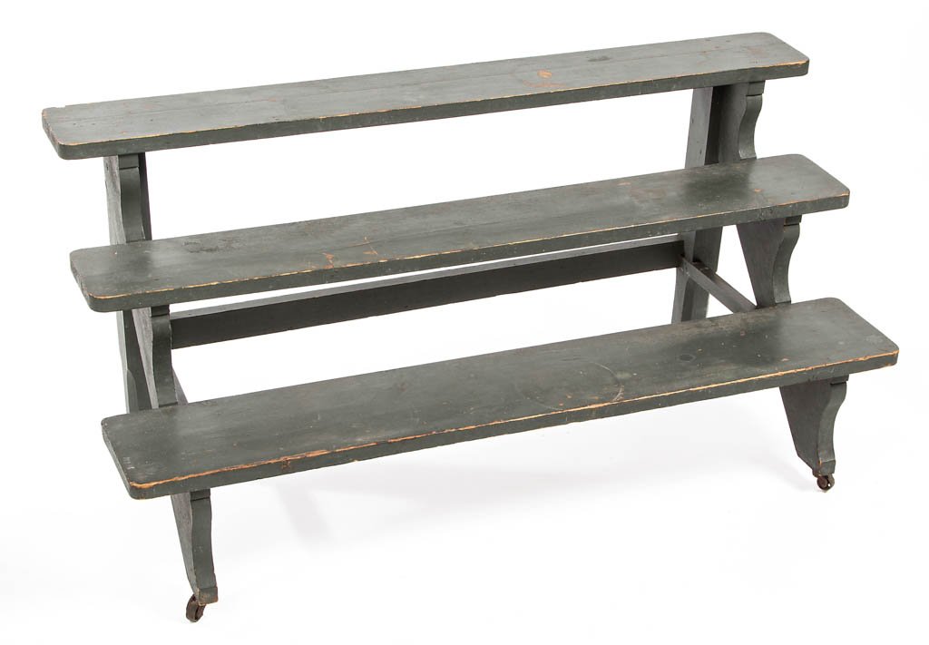 AMERICAN, PROBABLY NEW YORK, GREEN-PAINTED PINE PLANT (1 of 1)