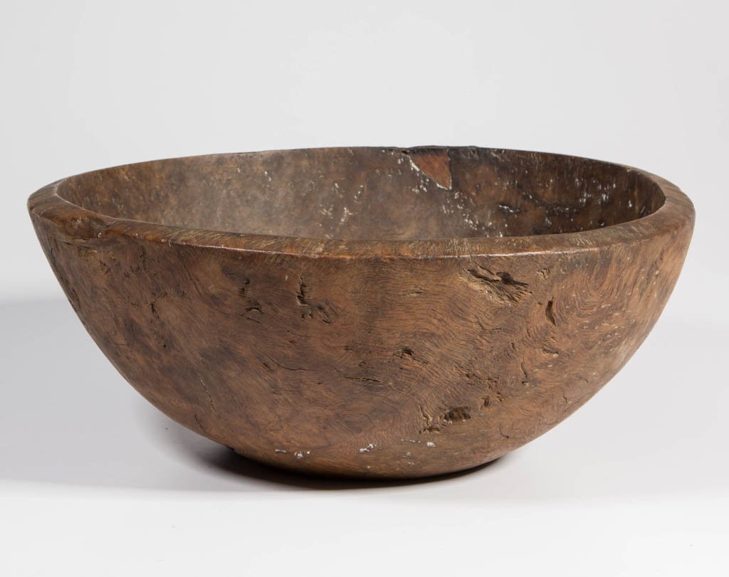 BURL TREENWARE BOWL (1 of 4)