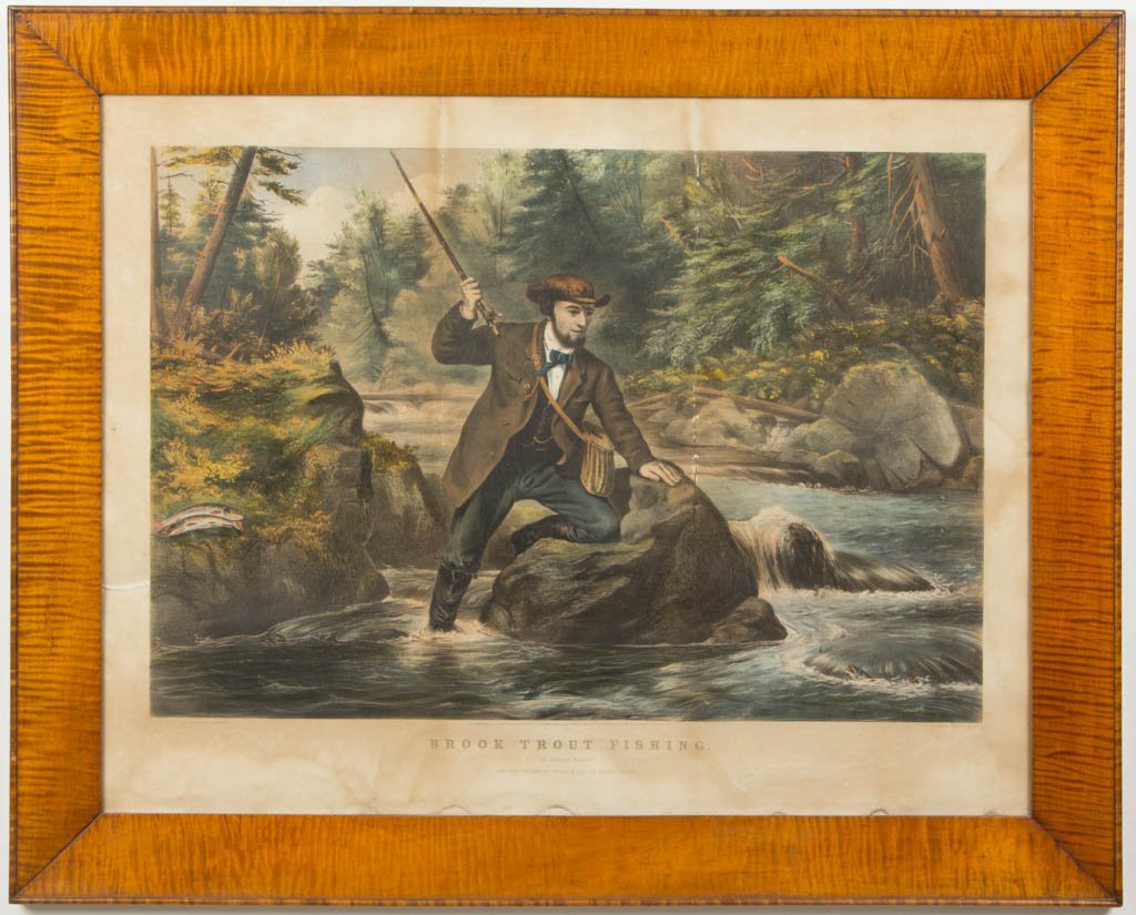 CURRIER AND IVES SPORTING PRINT (1 of 5)