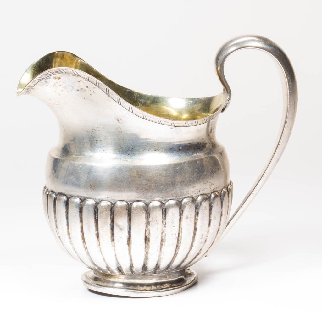 BALTIMORE, MARYLAND COIN SILVER CREAMER (1 of 2)