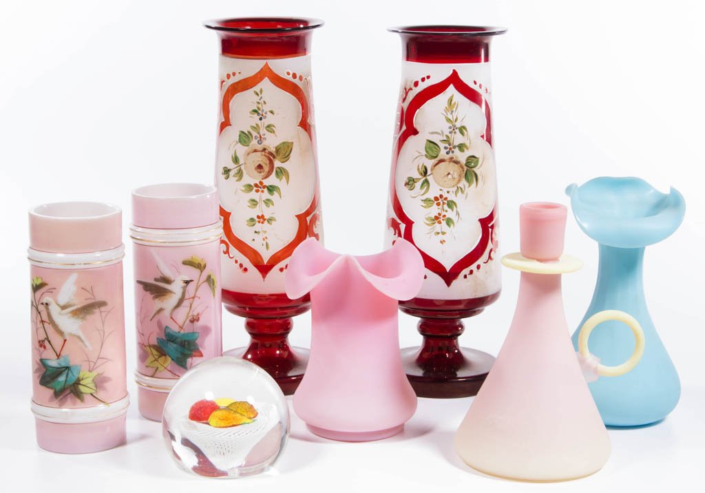 ASSORTED VICTORIAN AND OTHER GLASS ARTICLES, LOT OF (1 of 1)