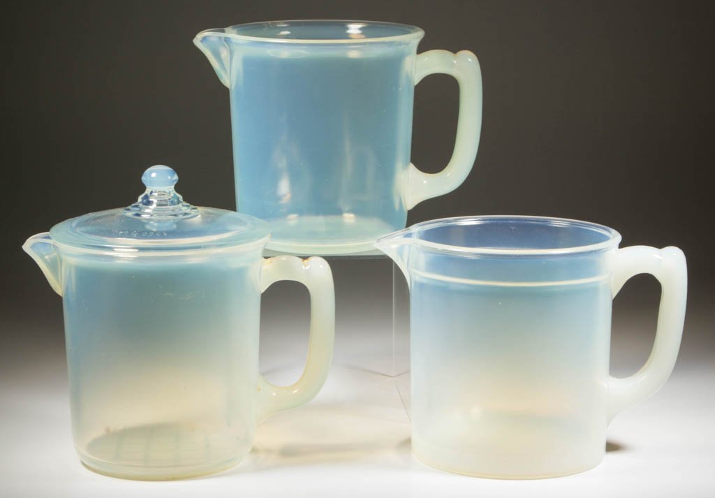 FRY KITCHENWARE COFFEE POTS, LOT OF THREE (1 of 1)