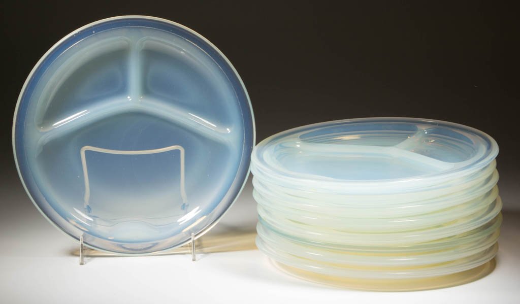 FRY KITCHENWARE GRILL PLATES, LOT OF NINE (1 of 1)