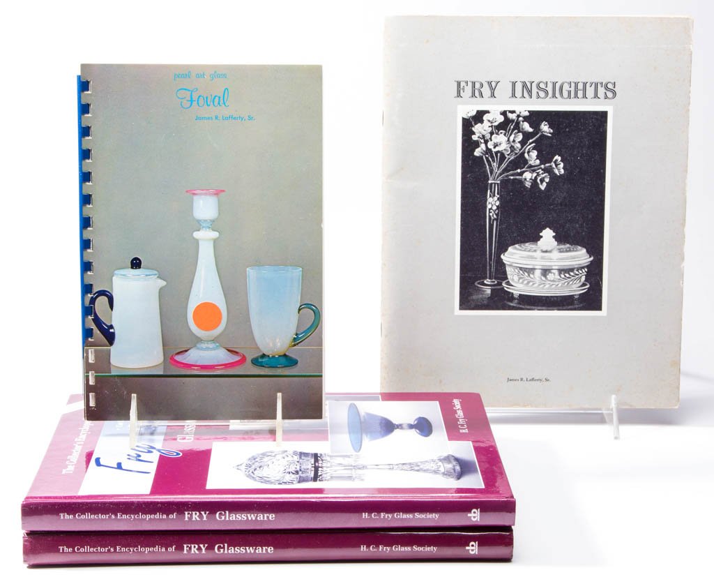 FRY GLASS REFERENCE VOLUMES, LOT OF FOUR (1 of 1)