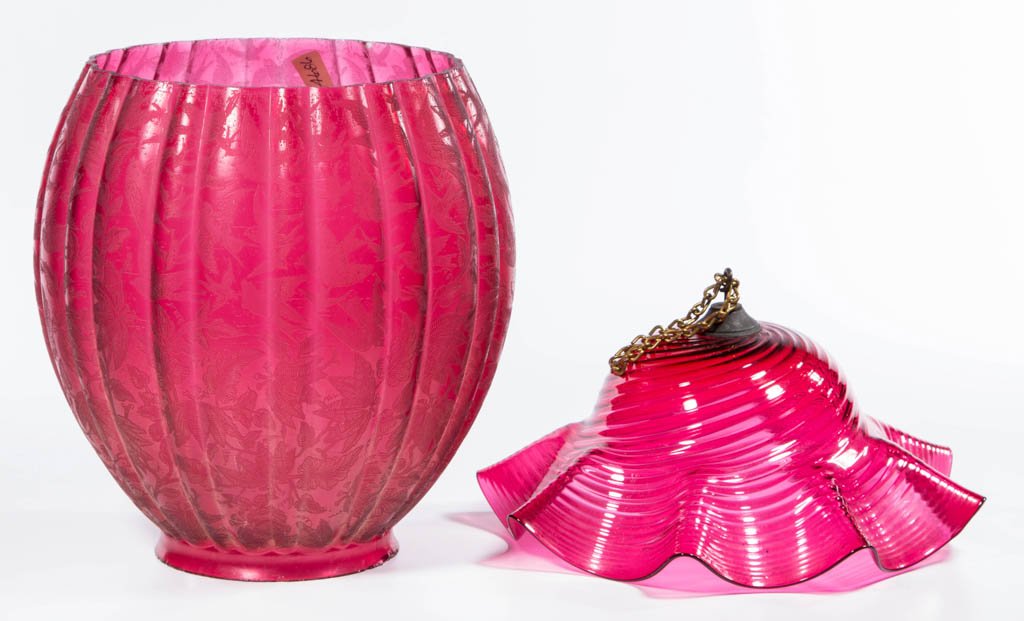 VICTORIAN LIGHTING ACCESSORIES, LOT OF TWO (1 of 1)