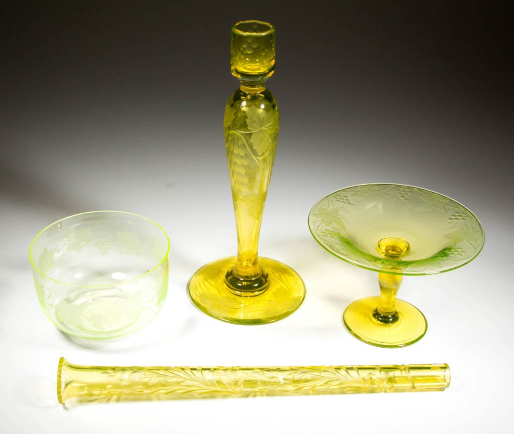 PAIRPOINT ENGRAVED ARTICLES, LOT OF THREE (1 of 1)