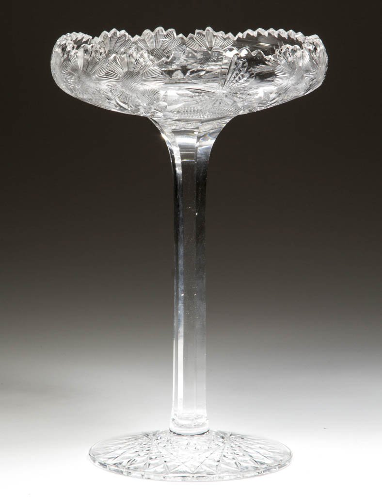 AMERICAN CUT GLASS COMPOTE (1 of 2)
