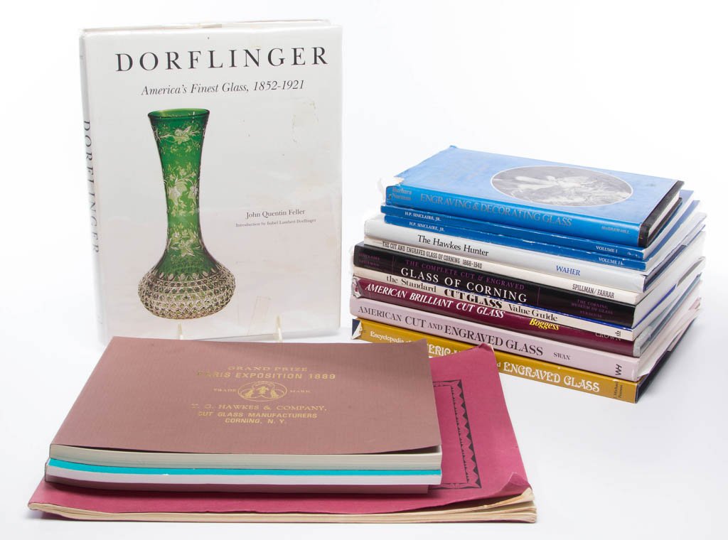 ASSORTED AMERICAN CUT GLASS REFERENCE VOLUMES, LOT OF (1 of 1)