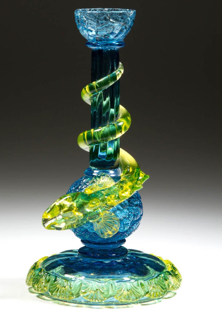 BLOWN AND TOOLED FIGURAL STANDARD (1 of 1)