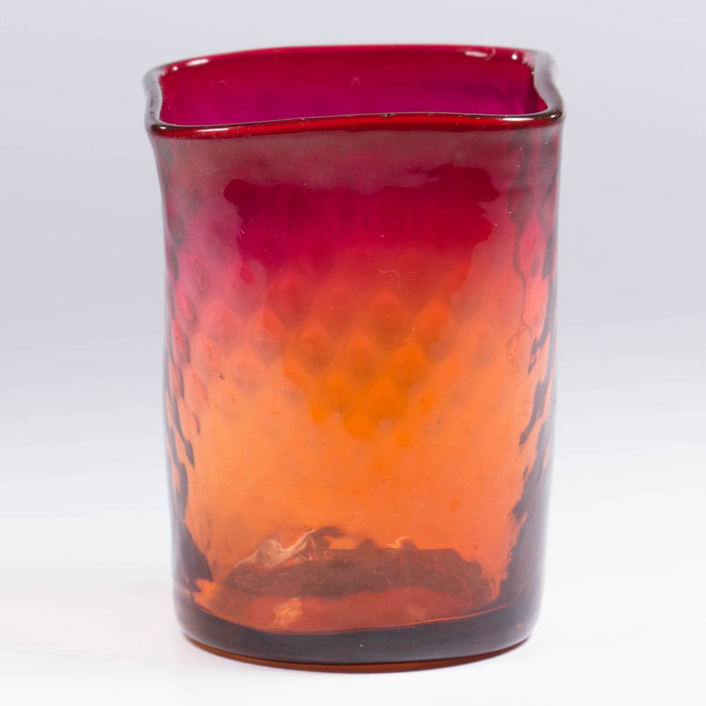 AMBERINA VENETIAN DIAMOND TOOTHPICK HOLDER (1 of 1)