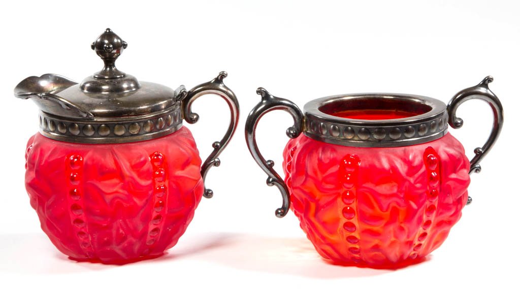 BEADED DRAPE SYRUP PITCHER (1 of 1)