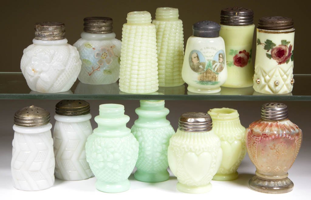 ASSORTED PATTERN SALT / PEPPER SHAKERS, LOT OF 14 (1 of 1)