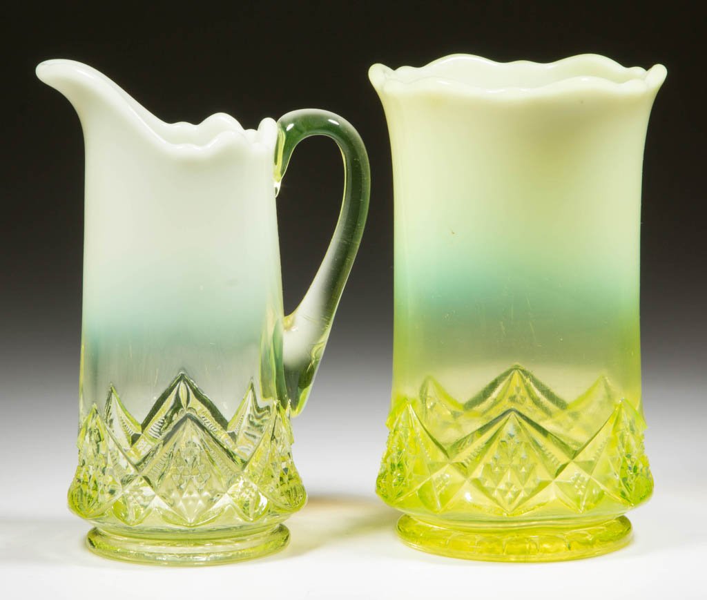 DIAMOND SPEARHEAD TABLE ARTICLES, LOT OF TWO (1 of 1)