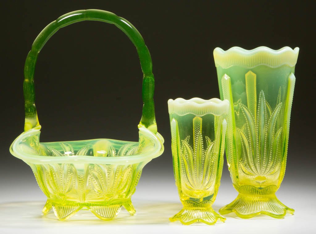 FENTON CACTUS ARTICLES, LOT OF THREE (1 of 1)
