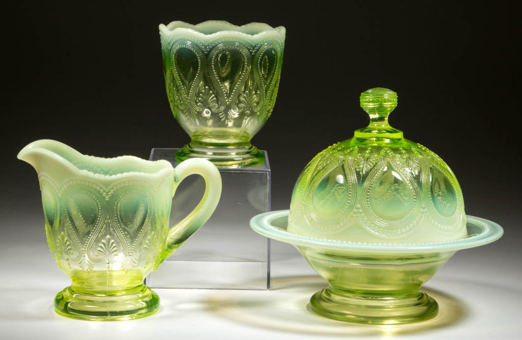 SCROLL WITH ACANTHUS TABLE ARTICLES, LOT OF THREE (1 of 1)