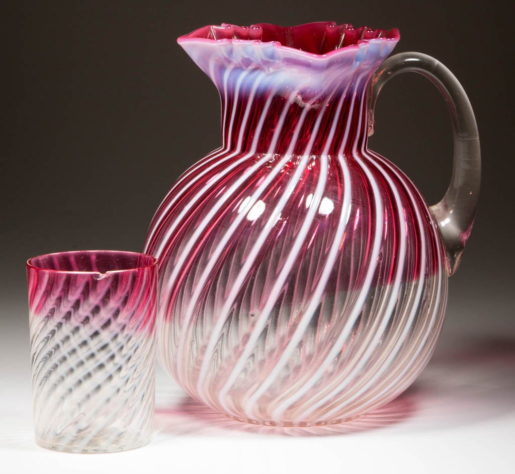 SWIRL - RUBINA WATER PITCHER AND TUMBLER (1 of 1)