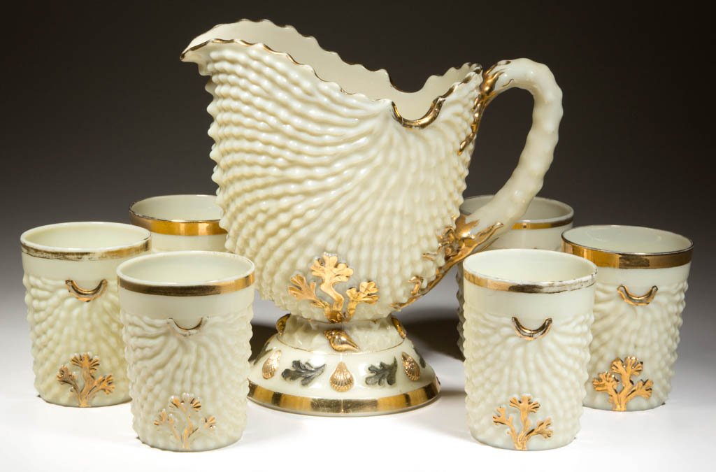 ARGONAUT SHELL / NAUTILUS (OMN) SEVEN-PIECE WATER SET (1 of 1)