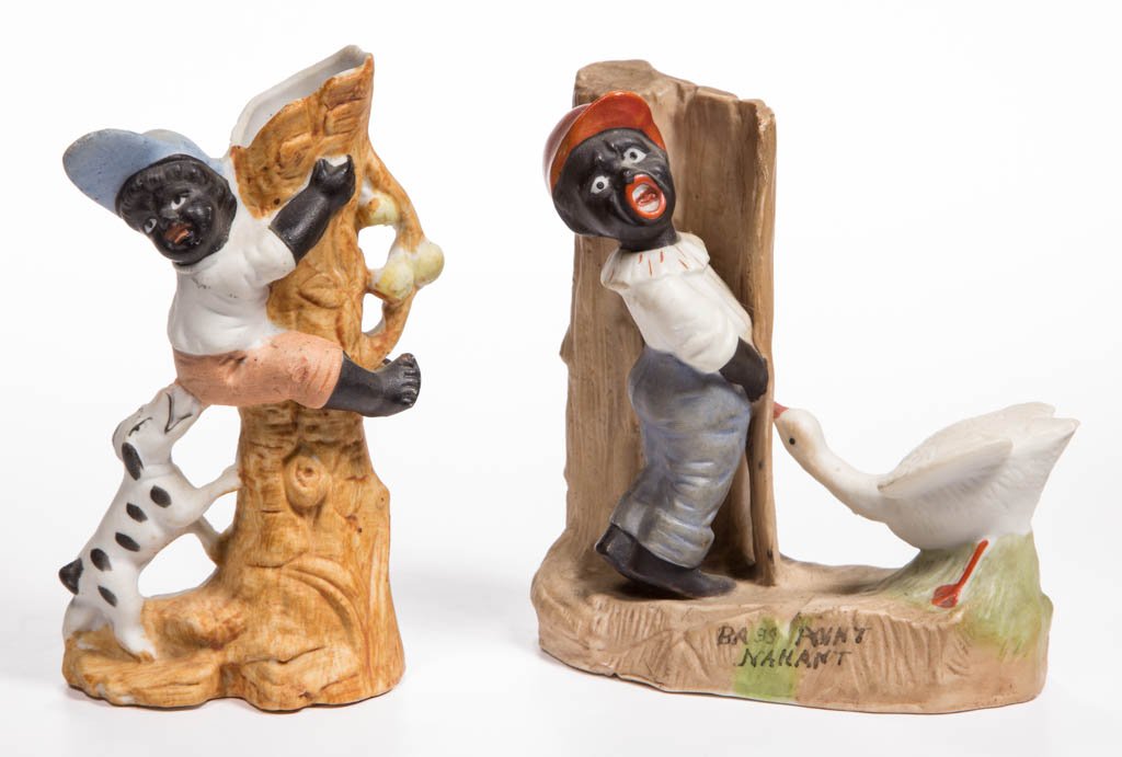 BLACK AMERICANA BISQUE FIGURES, LOT OF TWO (1 of 1)