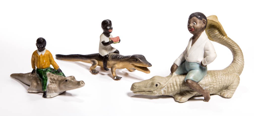 BLACK AMERICANA BISQUE FIGURES, LOT OF THREE (1 of 1)