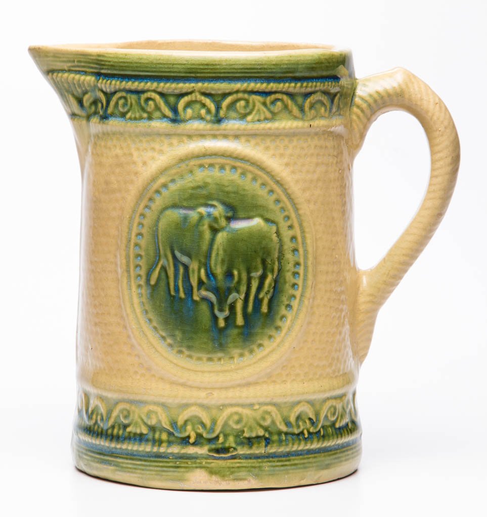 SALT-GLAZED CERAMIC PITCHER (1 of 1)