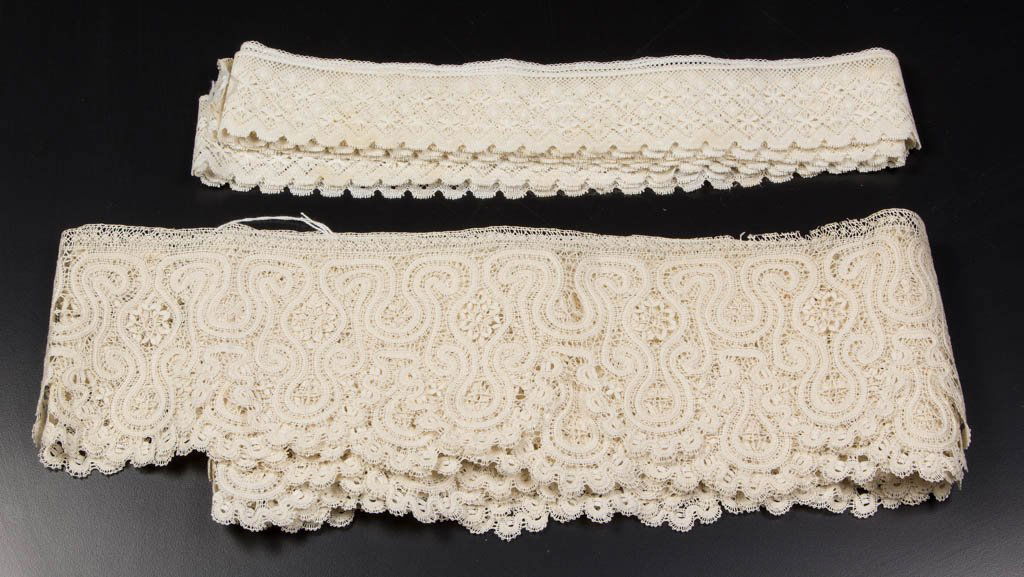 VICTORIAN STYLE LACE TRIM, LOT OF TWO (1 of 1)