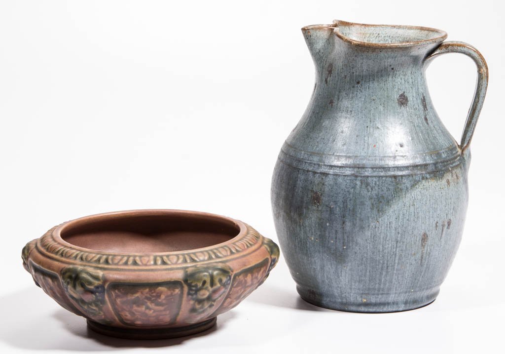 AMERICAN ART POTTERY ARTICLES, LOT OF TWO (1 of 2)