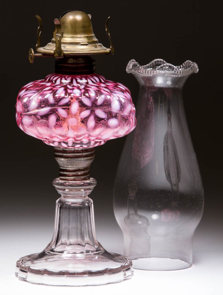 HOBBS NO. 341 / SNOWFLAKE KEROSENE STAND LAMP (1 of 1)