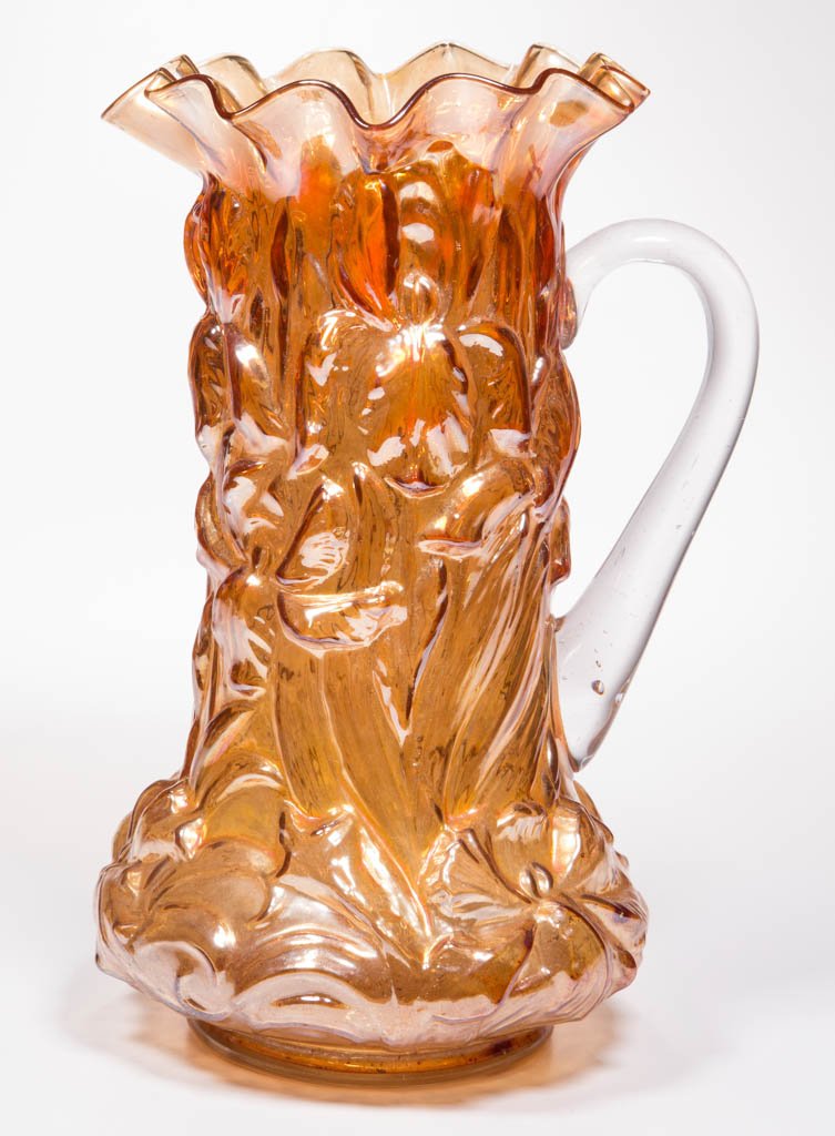 DUGAN HEAVY IRIS WATER PITCHER (1 of 1)