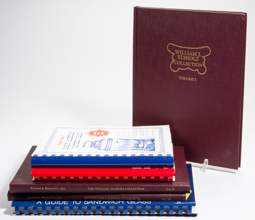 AMERICAN GLASS REFERENCE VOLUMES, LOT OF SIX (1 of 1)