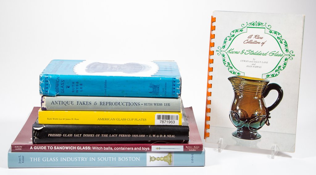 ASSORTED EARLY AMERICAN GLASS REFERENCE VOLUMES, LOT OF (1 of 1)