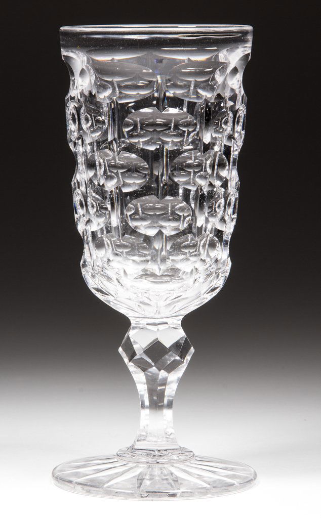 CUT SPIKED ARGUS JELLY GLASS / ALE (1 of 1)