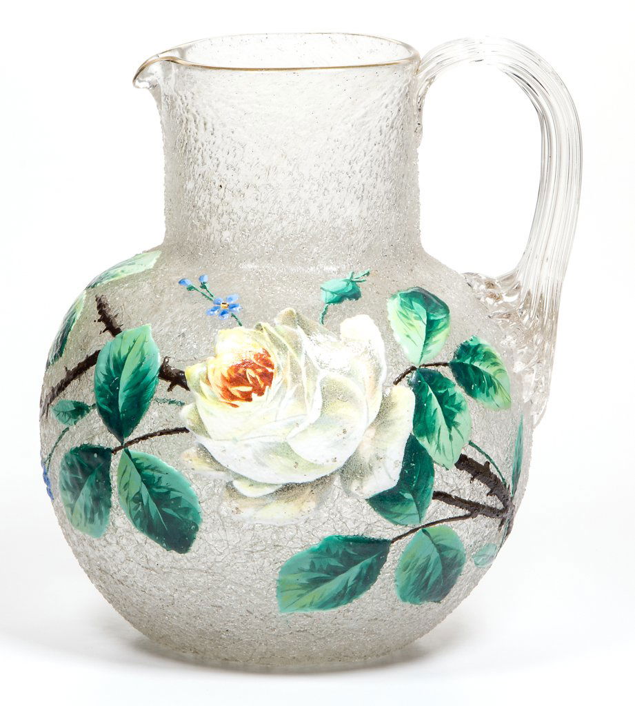 DECORATED OVERSHOT PITCHER (1 of 1)
