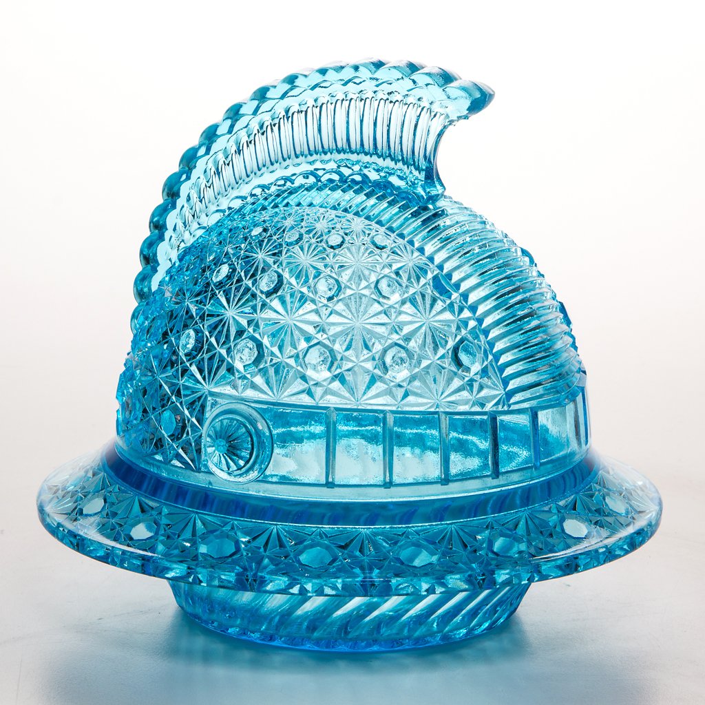 DAISY AND BUTTON HELMET-FORM COVERED BUTTER DISH (1 of 1)