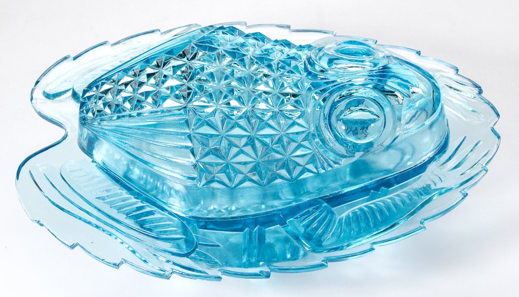 NOVELTY FROG COVERED BUTTER DISH (1 of 1)