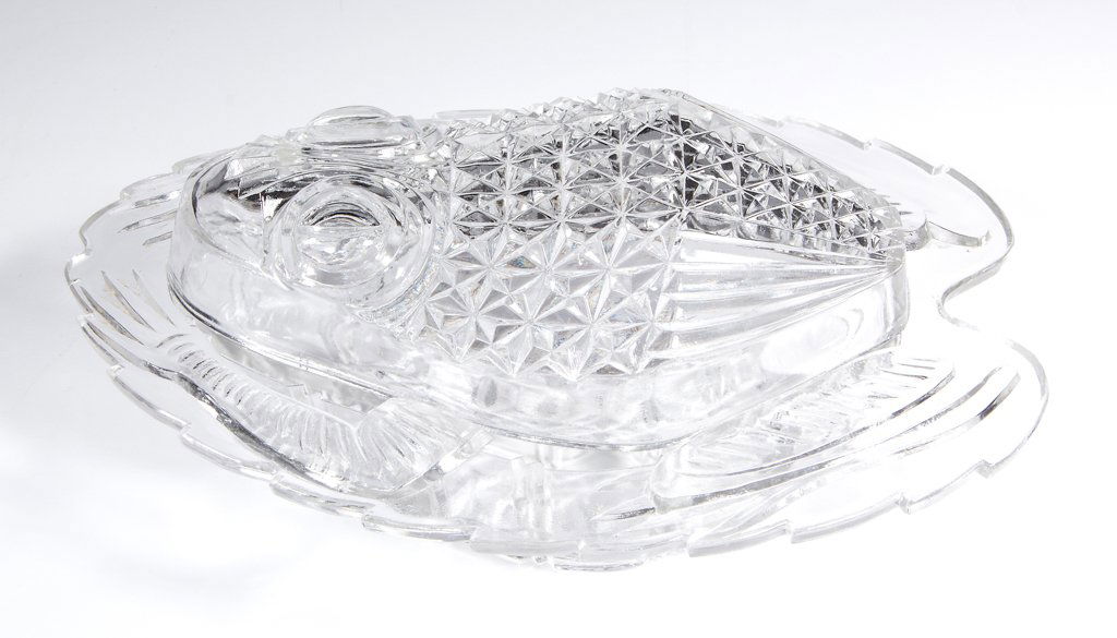 NOVELTY FROG COVERED BUTTER DISH (1 of 1)