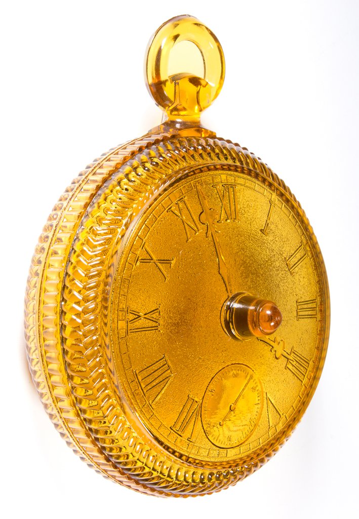 POCKET WATCH NOVELTY COVERED BUTTER DISH (1 of 1)