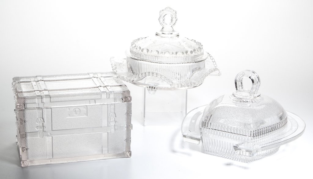 ASSORTED PRESSED NOVELTY ARTICLES, LOT OF THREE (1 of 1)