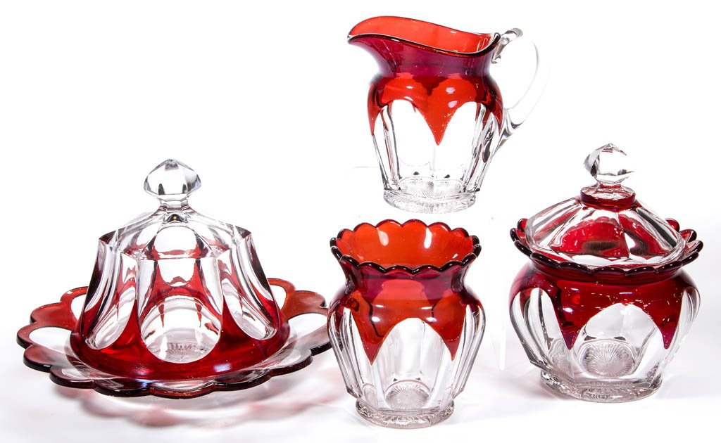 DUNCAN & MILLER NO. 61 / SWEET SIXTY-ONE - RUBY-STAINED (1 of 1)