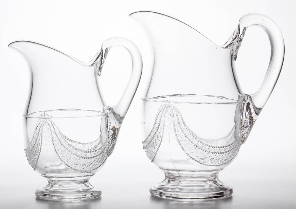 GARFIELD DRAPE PITCHERS, LOT OF TWO (1 of 1)